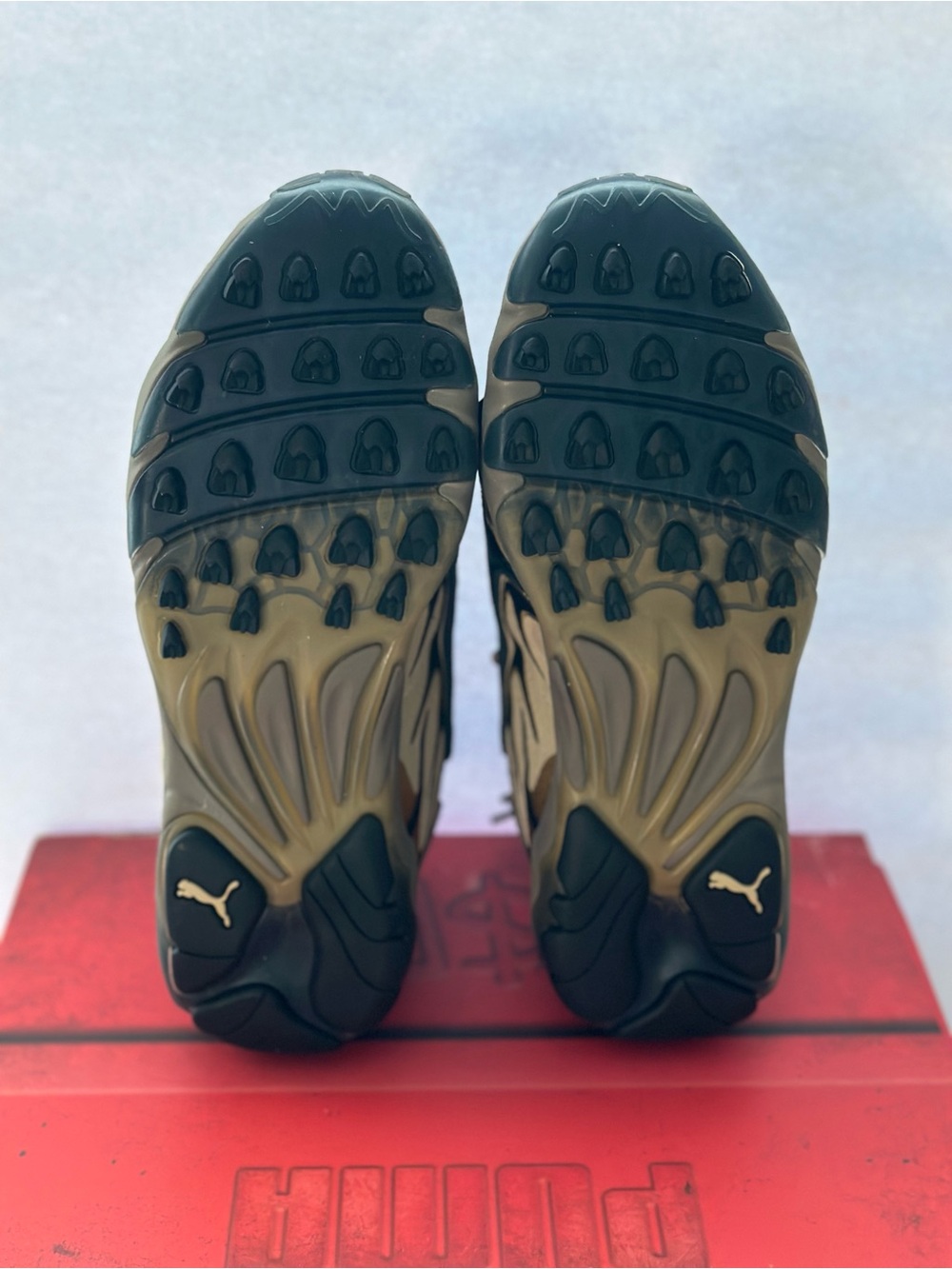 A$AP ROCKY x PUMA Inhale L Women’s 8.5 Sneakers In Toasted Almond/Black Leopard - Picture 5 of 9